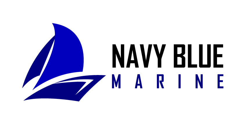 Navy Blue Marine Footer Logo